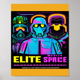 Cyberpunk Propaganda Rekrutierung Poster