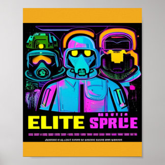 Cyberpunk Propaganda Rekrutierung Poster