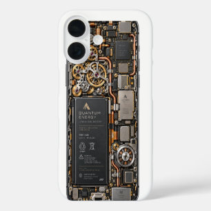 Cyberpunk Quantum Tech Leiterplatten-Handyhülle & iPhone 16 Hülle