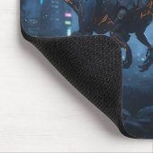 Cyberpunk-Raptor-Galaxy-Gaming-Mauspad Mousepad (Ecke)