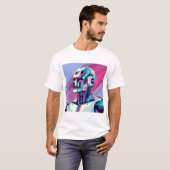Cyberpunk-Reflektionen T-Shirt (Vorne ganz)