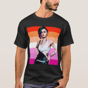 Cyberpunk-Regenbogengeschenk T-Shirt