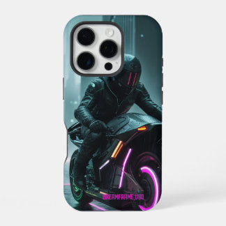 Cyberpunk / Retro-Ästhetik-Design iPhone 16 Pro Hülle