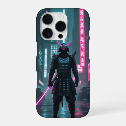 Cyberpunk / Retro-Ästhetik-Design iPhone Hülle (Rückseite)