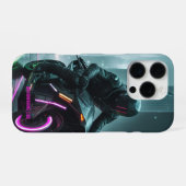 Cyberpunk / Retro-Ästhetik-Design iPhone Hülle (Rückseite (Horizontal))