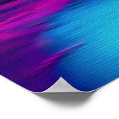 Cyberpunk Retro Car Synthwave Garage Sci-Fi Poster (Ecke)