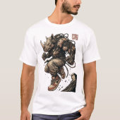 Cyberpunk Rhino T-Shirt (Vorderseite)