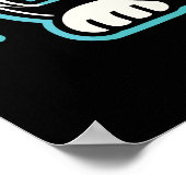 Cyberpunk Robot Maneki Neko Lucky Cat, Geld Poster (Ecke)