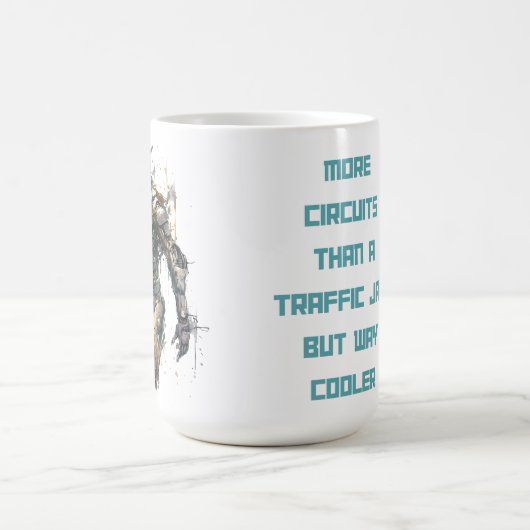 Cyberpunk-Robot-Tasse Verwandlungstasse (Zentrum)