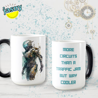 Cyberpunk-Robot-Tasse Verwandlungstasse