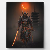 Cyberpunk Samurai Futuristic Warrior Fotoplatte (Vorderseite)