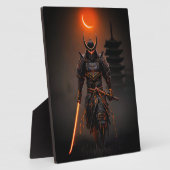 Cyberpunk Samurai Futuristic Warrior Fotoplatte (Seite)