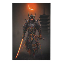 Cyberpunk Samurai Futuristic Warrior