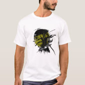 Cyberpunk Samurai Grunge Japanisches Grafisches T- T-Shirt (Vorderseite)