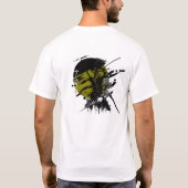 Cyberpunk Samurai Grunge Japanisches Grafisches T- T-Shirt (Rückseite)