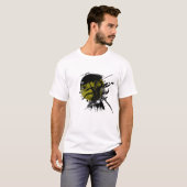Cyberpunk Samurai Grunge Japanisches Grafisches T- T-Shirt (Vorne ganz)