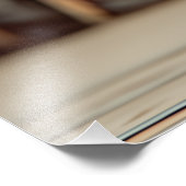 Cyberpunk Samurai Mecha Conical Hat Fotodruck (Ecke)