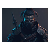 Cyberpunk Samurai Poster (Vorne)