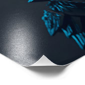 Cyberpunk Samurai Poster (Ecke)