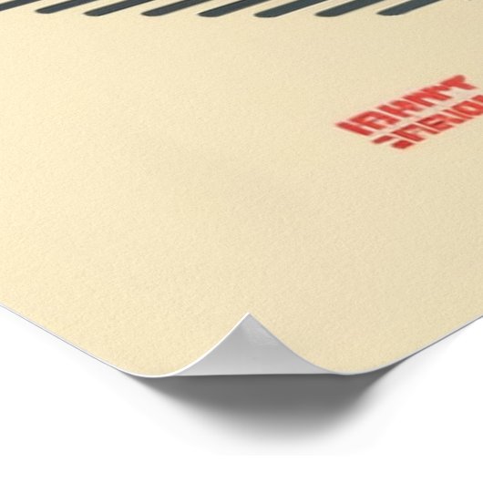 Cyberpunk Samurai Poster (Ecke)