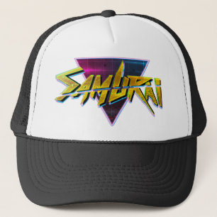 Cyberpunk-Samurais Truckerkappe