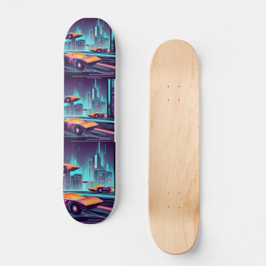 Cyberpunk Skateboard (Vorderseite)