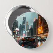 Cyberpunk Skycrapper City Cars Button (Vorne & Hinten)