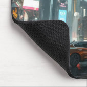 Cyberpunk Skycrapper City Cars Mousepad (Ecke)