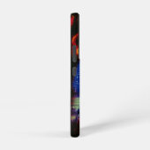 Cyberpunk Sparrow in Neon Cityscape Samsung Galaxy Hülle (Rechte Seite)