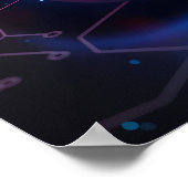 Cyberpunk-Spielecontroller Poster (Ecke)