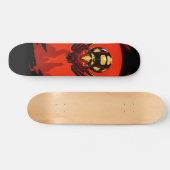 Cyberpunk-Spinne Skateboard (Horizontal)
