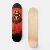 Cyberpunk-Spinne Skateboard (Vorderseite)