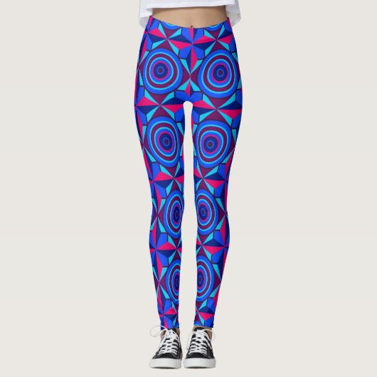 Cyberpunk-Strahlung Leggings (Vorderseite)