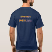 Cyberpunk System Overload T-Shirt (Rückseite)