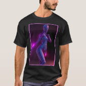 Cyberpunk-Tänzer im Club T-Shirt für Erwachsene (Vorderseite)