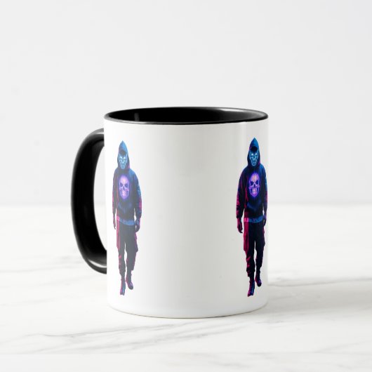 Cyberpunk Tasse (Vorderseite Links)