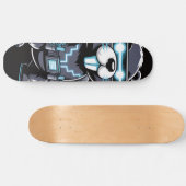 Cyberpunk-Tech-Biber-Deck Skateboard (Horizontal)