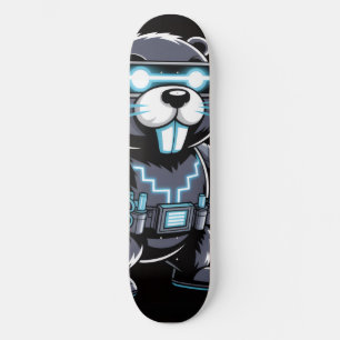 Cyberpunk-Tech-Biber-Deck Skateboard