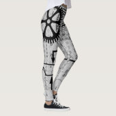 Cyberpunk Tech Geek Gear Electronic Engineer Math Leggings (Rechts)