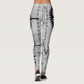 Cyberpunk Tech Geek Gear Electronic Engineer Math Leggings (Rückseite)