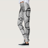 Cyberpunk Tech Geek Gear Electronic Engineer Math Leggings (Links)