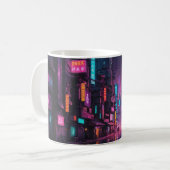 Cyberpunk-Themed-Tasse Kaffeetasse (Vorderseite Links)