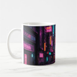 Cyberpunk-Themed-Tasse Kaffeetasse