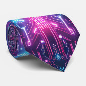 Cyberpunk Tie /Cyberpunk Krawatte (Gerollt)