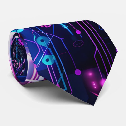Cyberpunk Tie /Cyberpunk Krawatte (Gerollt)