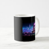 Cyberpunk Tokyo Ramen House Kaffeetasse (VorderseiteRechts)