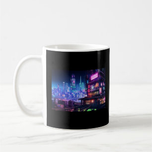 Cyberpunk Tokyo Ramen House Kaffeetasse