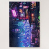Cyberpunk Tokyo Ramen House Puzzle (Vertikal)