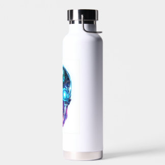 Cyberpunk-Totenkopf-König Trinkflasche