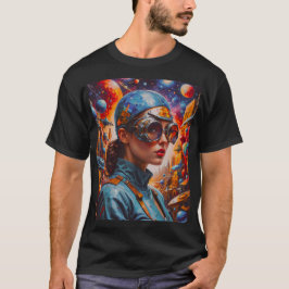 Cyberpunk-Träume: Eine Vision für den zukünftigen  T-Shirt
